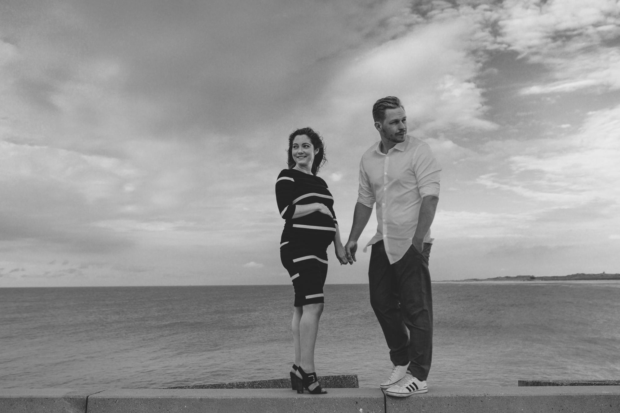 waardebon fotograaf fotoshoot aan zee zwangerschapsfotograaf